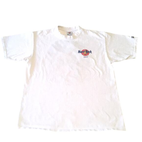 Hard Rock Cafe Dallas Heavy-T T-Shirt Sleeve Logo XLarge - Picture 7 of 7